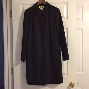 Ann Taylor Loft dark brown coat